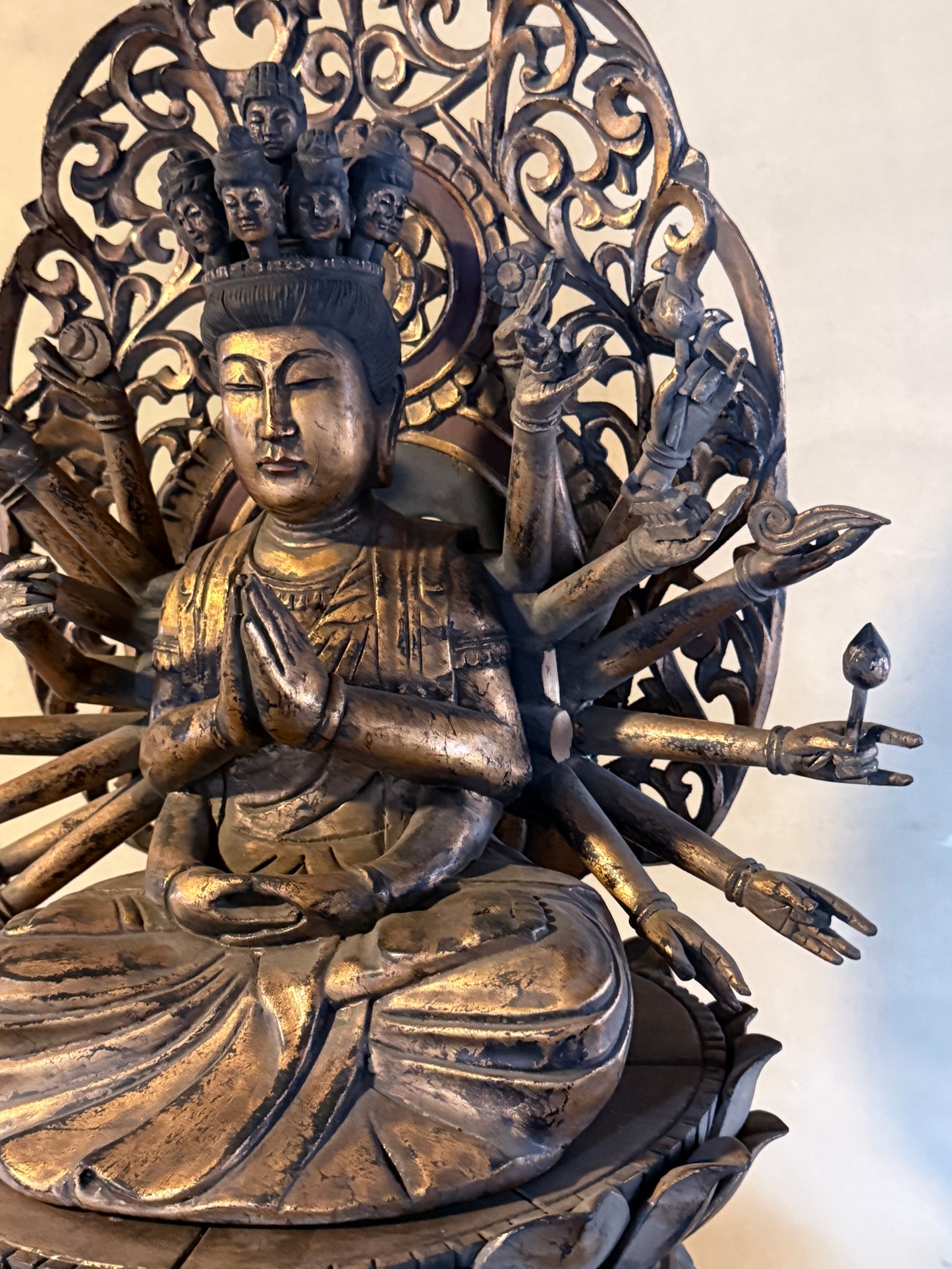 Mid–Late Showa Esoteric Buddhist Triad | Dainichi Nyorai, Shō Kannon & Senju Kannon Monumental Temple Ensemble