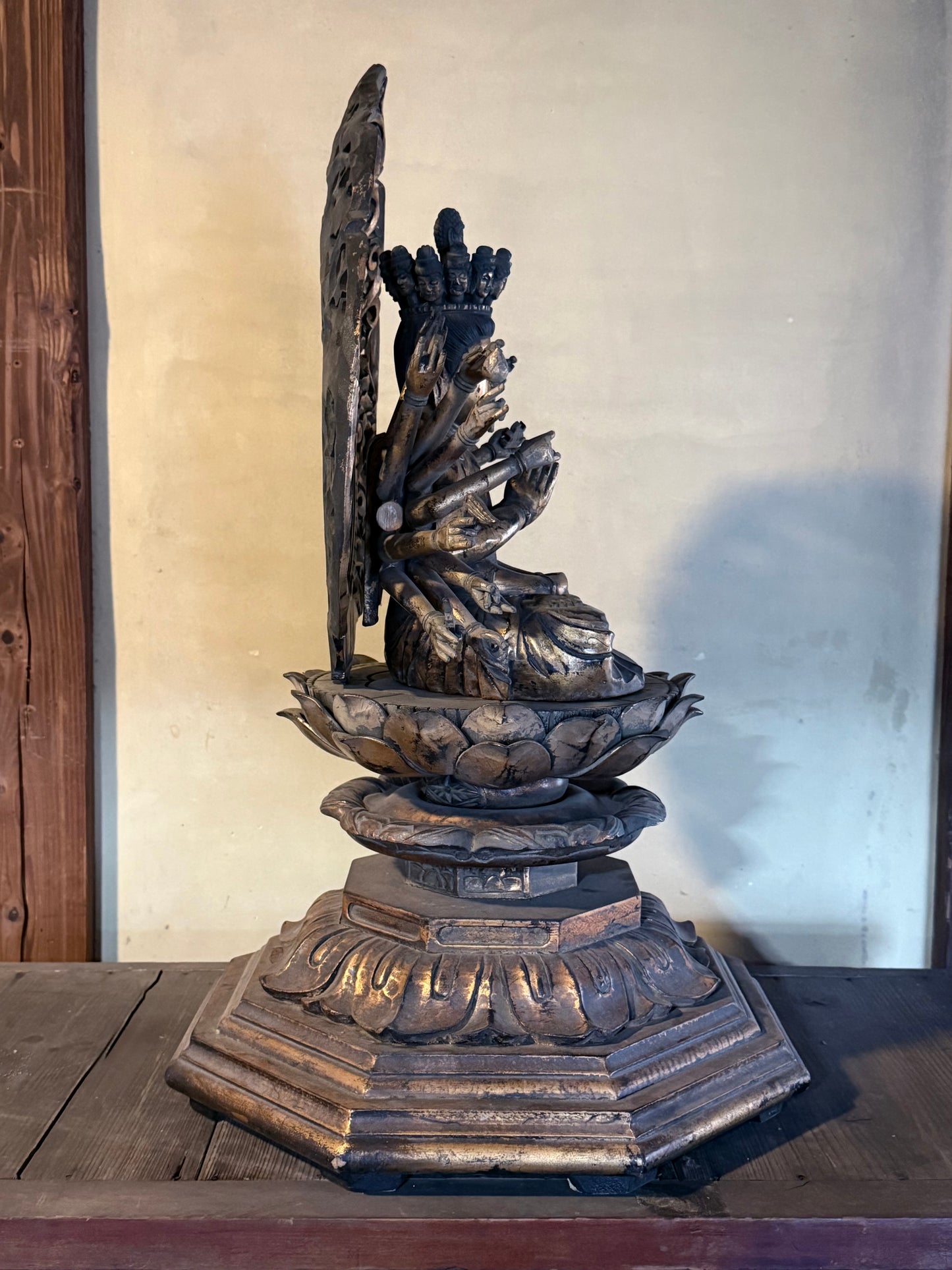 Mid–Late Showa Esoteric Buddhist Triad | Dainichi Nyorai, Shō Kannon & Senju Kannon Monumental Temple Ensemble