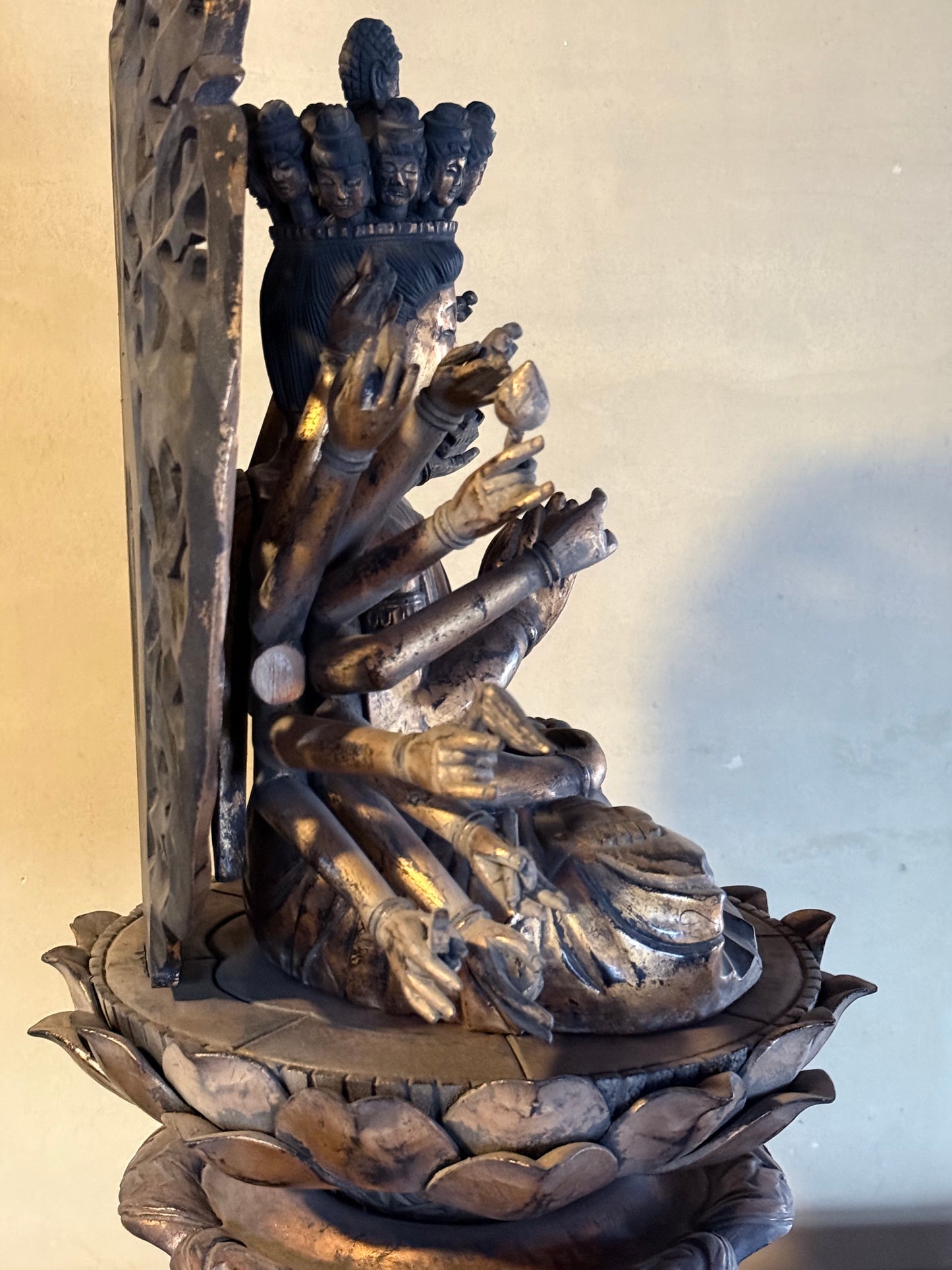 Mid–Late Showa Esoteric Buddhist Triad | Dainichi Nyorai, Shō Kannon & Senju Kannon Monumental Temple Ensemble