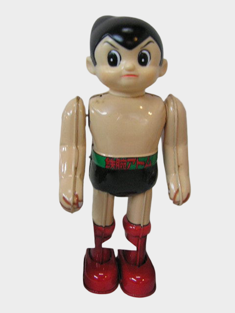 Mighty Atom Astro Boy Tin Wind-Up Figure — NTT Sankusu Fair Japan, Boxed Showa-Style Toy