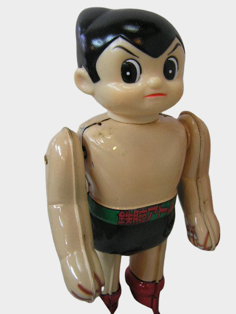 Mighty Atom Astro Boy Tin Wind-Up Figure — NTT Sankusu Fair Japan, Boxed Showa-Style Toy
