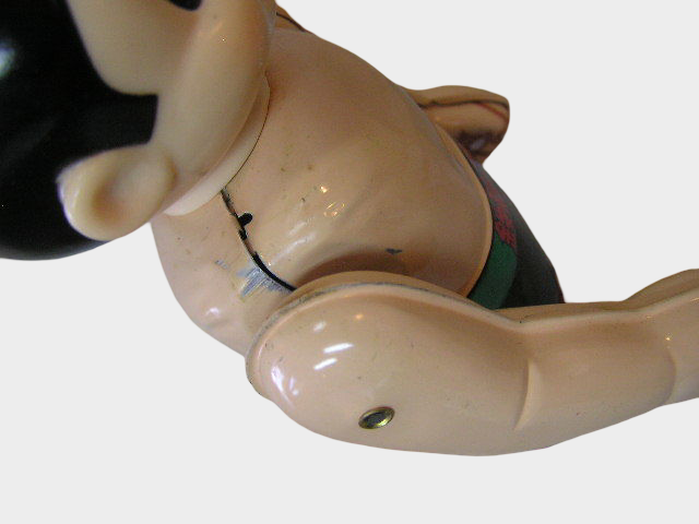 Mighty Atom Astro Boy Tin Wind-Up Figure — NTT Sankusu Fair Japan, Boxed Showa-Style Toy