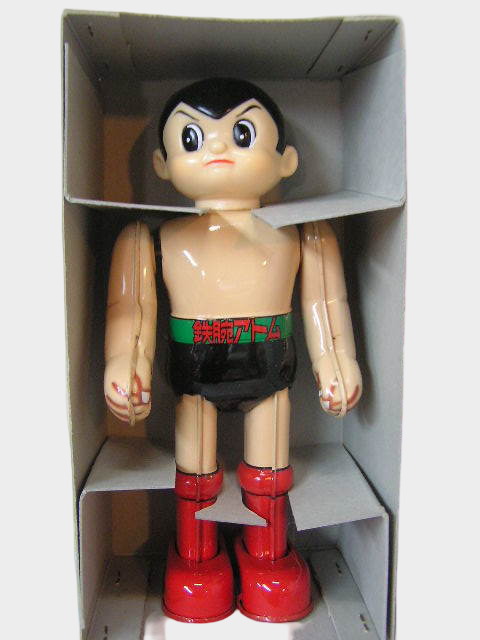 Mighty Atom Astro Boy Tin Wind-Up Figure — NTT Sankusu Fair Japan, Boxed Showa-Style Toy