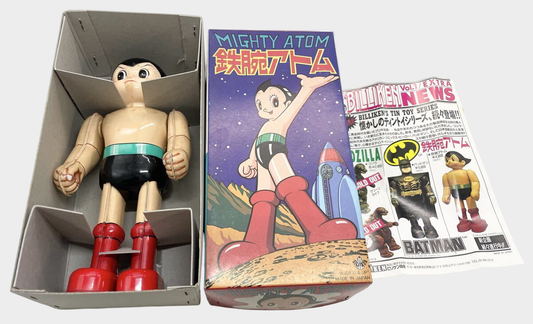 Mighty Atom Tin Walking Figure — Japanese Astro Boy Mechanical Toy