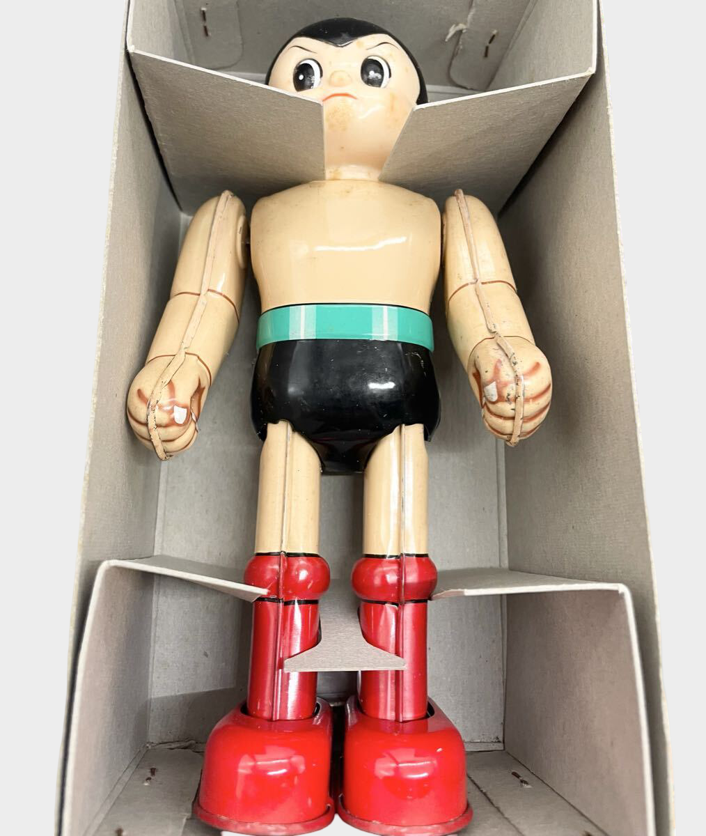 Mighty Atom Tin Walking Figure — Japanese Astro Boy Mechanical Toy