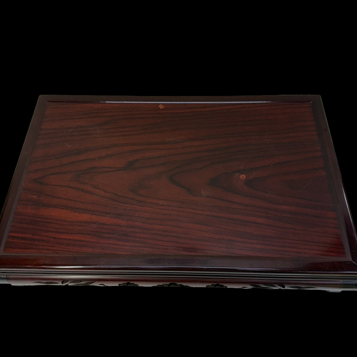 Monumental Bronze Shishi Guardian with Openwork Jewel Ball — Heian-Style Display Sculpture on Carved Stand, approx. 55 cm