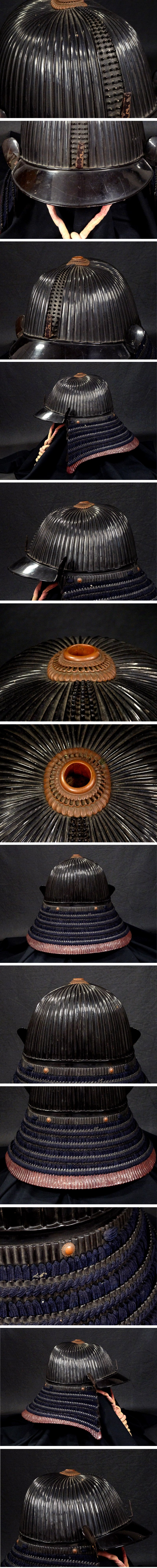 Museum-Grade Edo-Period Gusoku Yoroi Armor — High Plate-Count Ko-boshi Kabuto, Black Lacquer Iron, Silk Odoshi, Signed-Style Armor Ensemble with Menpo