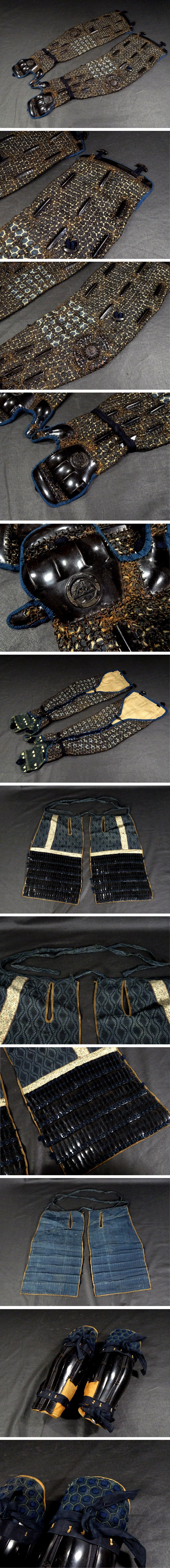 Museum-Grade Edo-Period Gusoku Yoroi Armor — High Plate-Count Ko-boshi Kabuto, Black Lacquer Iron, Silk Odoshi, Signed-Style Armor Ensemble with Menpo