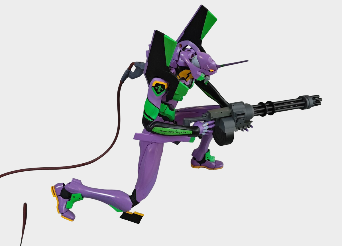 Neon Genesis Evangelion Unit-01 Custom Diorama Statue — Hand-Built Illuminated Display Figure