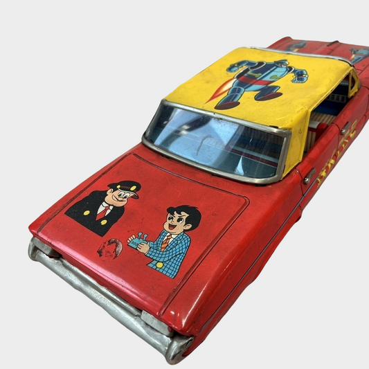 Nomura FK-4689 Tetsujin 28 Tin New Buick Car — Large Showa Character Vehicle