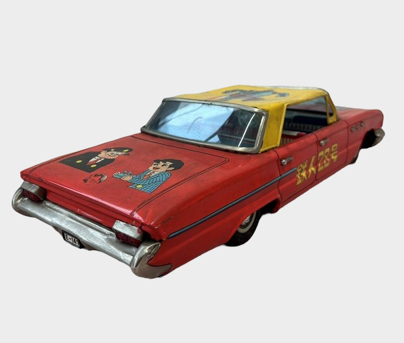 Nomura FK-4689 Tetsujin 28 Tin New Buick Car — Large Showa Character Vehicle