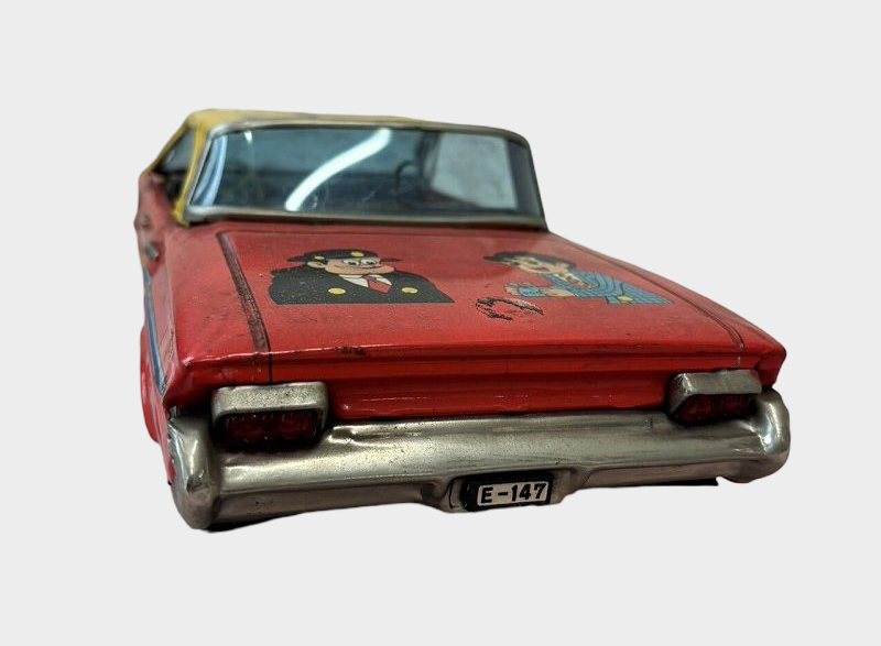 Nomura FK-4689 Tetsujin 28 Tin New Buick Car — Large Showa Character Vehicle