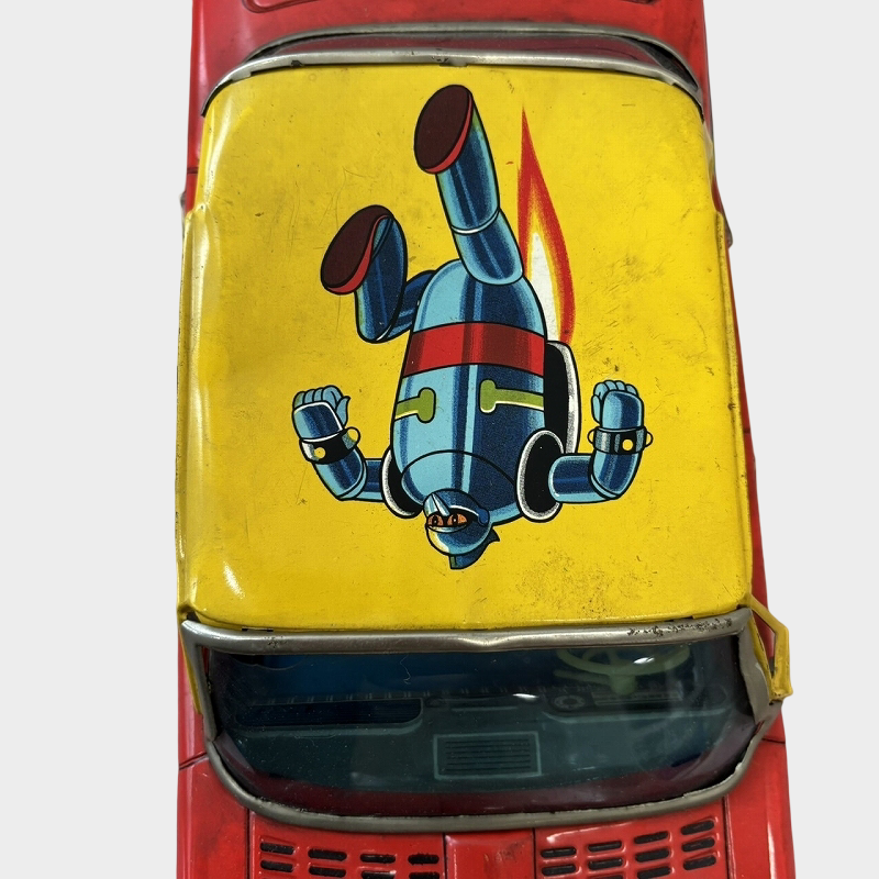 Nomura FK-4689 Tetsujin 28 Tin New Buick Car — Large Showa Character Vehicle