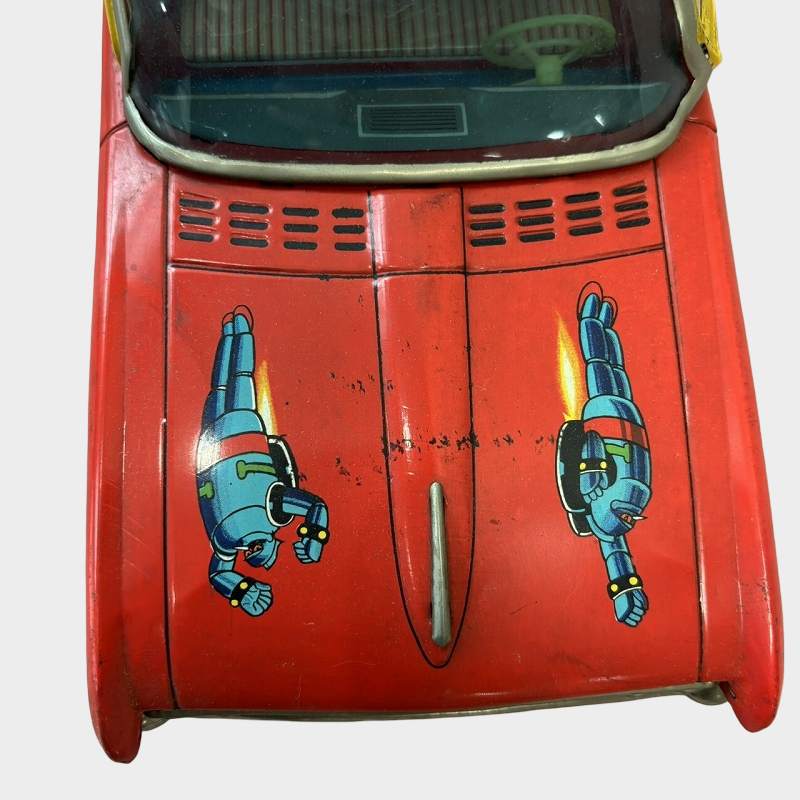 Nomura FK-4689 Tetsujin 28 Tin New Buick Car — Large Showa Character Vehicle