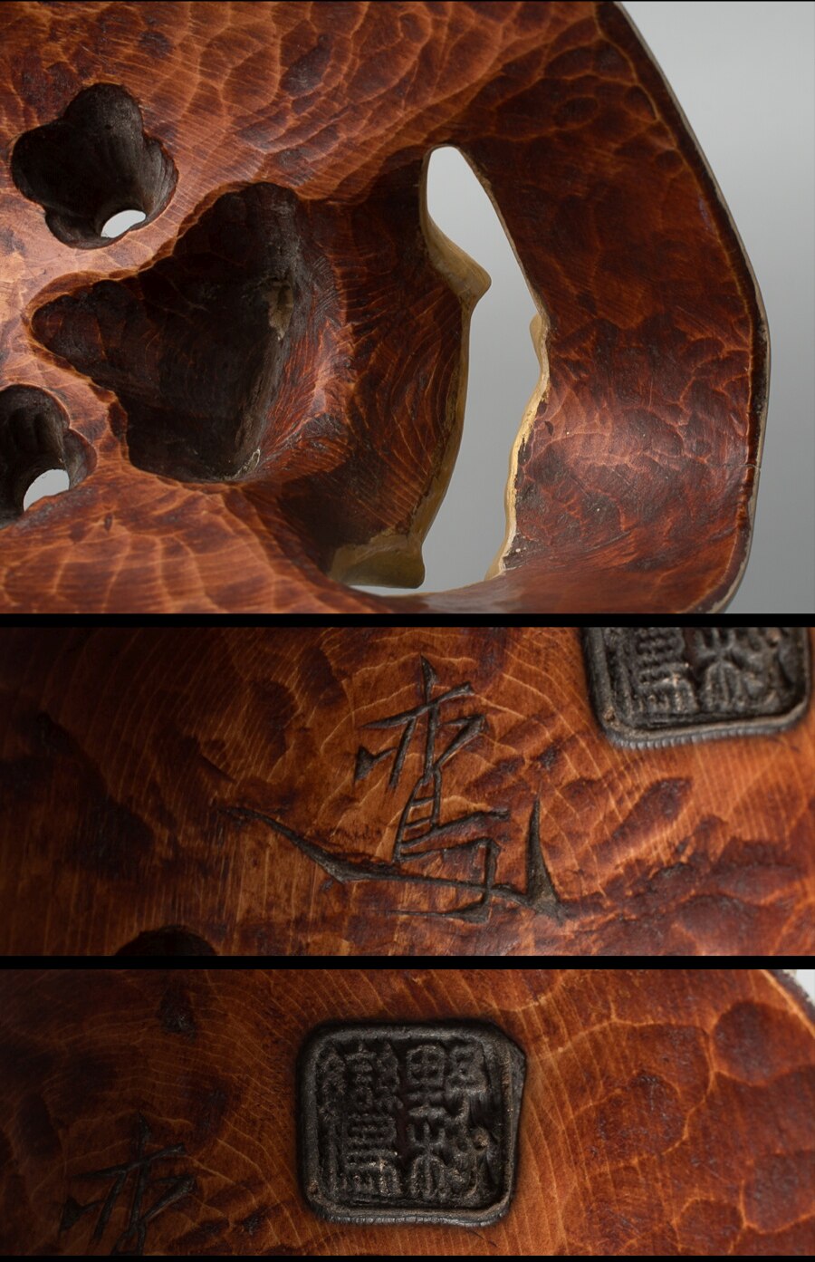 Hand-Carved Hannya Noh Mask by Nomura Ran (Nomura Takashi) · Signed & Boxed · Classical Japanese Nōmen Art · With Mask Bag & Tomobako