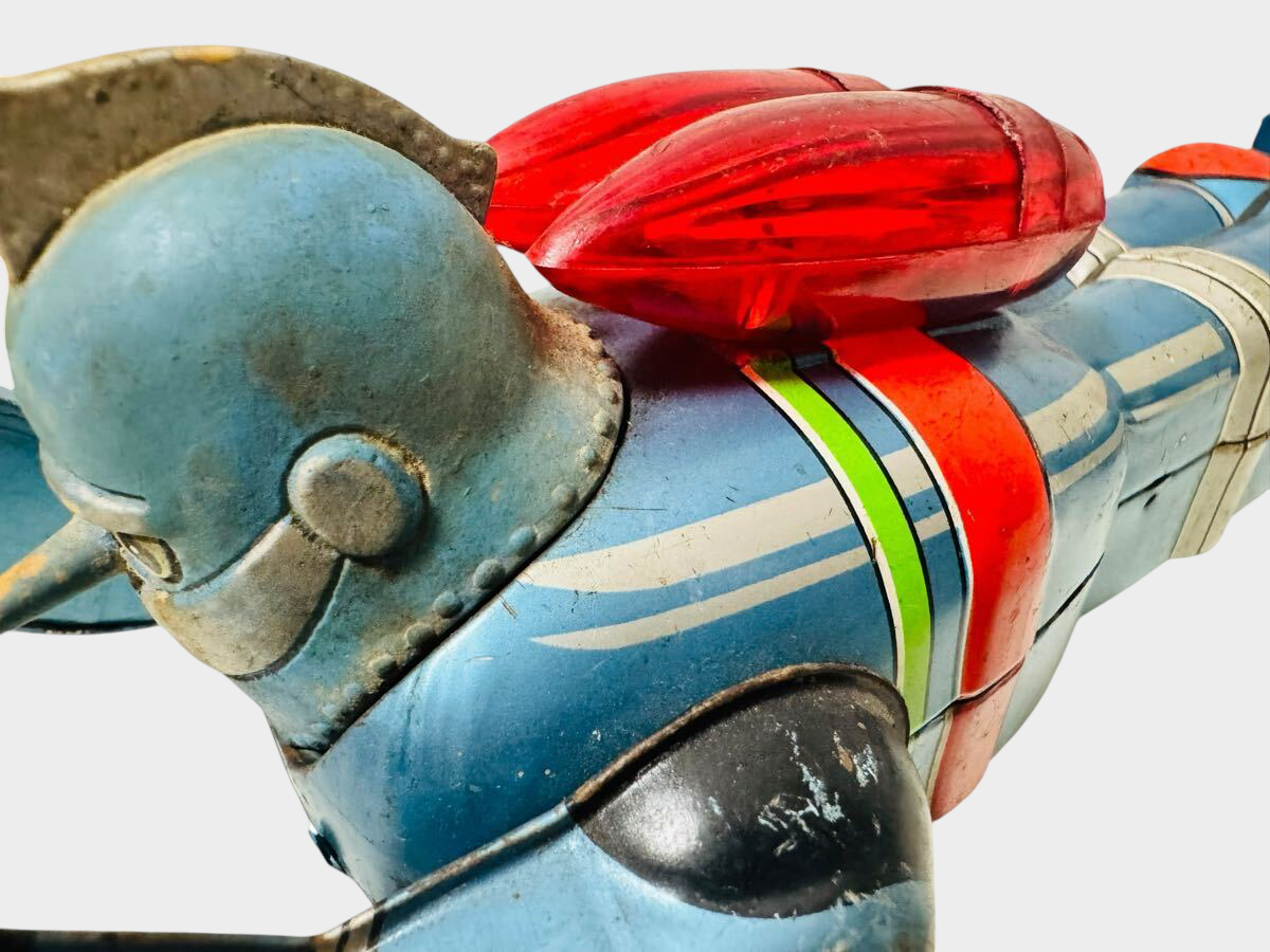 Nomura Toy Tetsujin 28-go Battery Operated Tin Robot w/ Wired Remote | 1960s Japanese Mechanical Icon