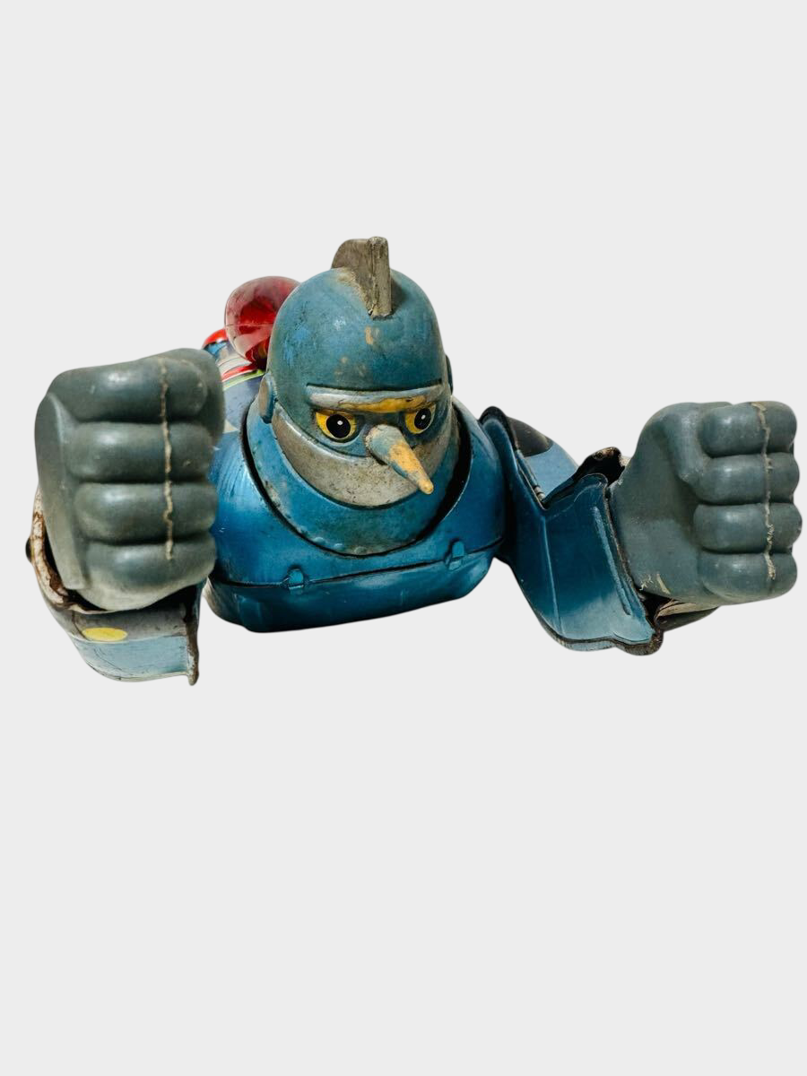 Nomura Toy Tetsujin 28-go Battery Operated Tin Robot w/ Wired Remote | 1960s Japanese Mechanical Icon