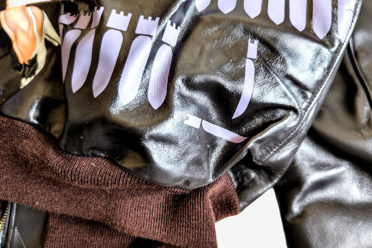 Old Real McCoy’s Type A-2 Sleepytime Suzie Hand-Painted Horsehide Flight Jacket, 1993, No. 33 of 60, Size 36