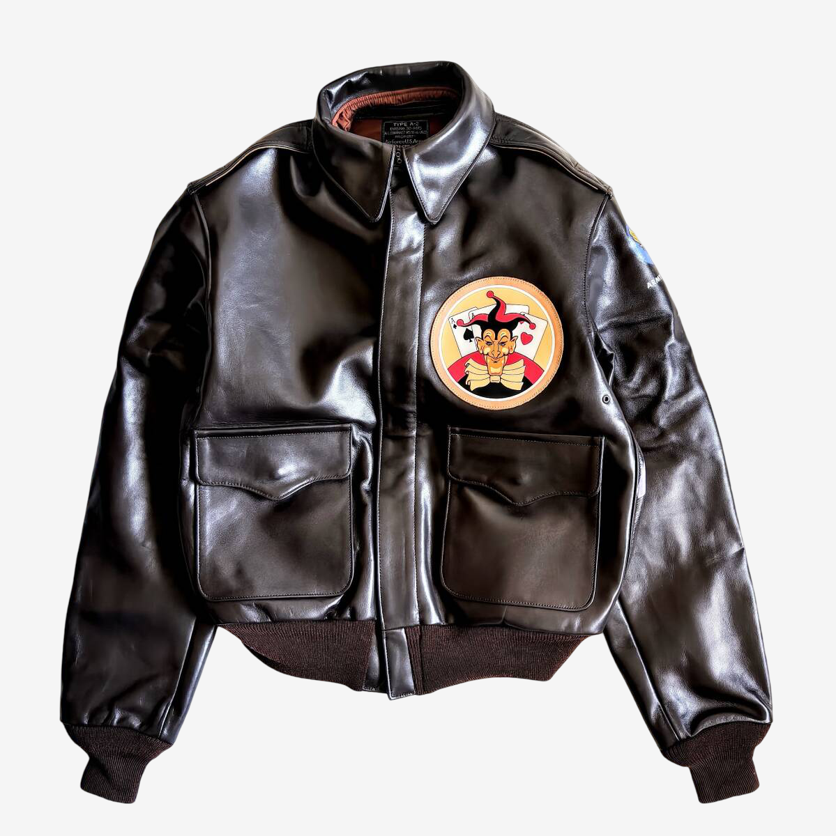 Old Real McCoy’s Type A-2 Sleepytime Suzie Hand-Painted Horsehide Flight Jacket, 1993, No. 33 of 60, Size 36