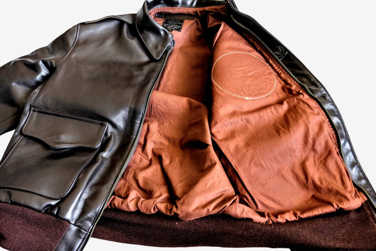 Old Real McCoy’s Type A-2 Sleepytime Suzie Hand-Painted Horsehide Flight Jacket, 1993, No. 33 of 60, Size 36