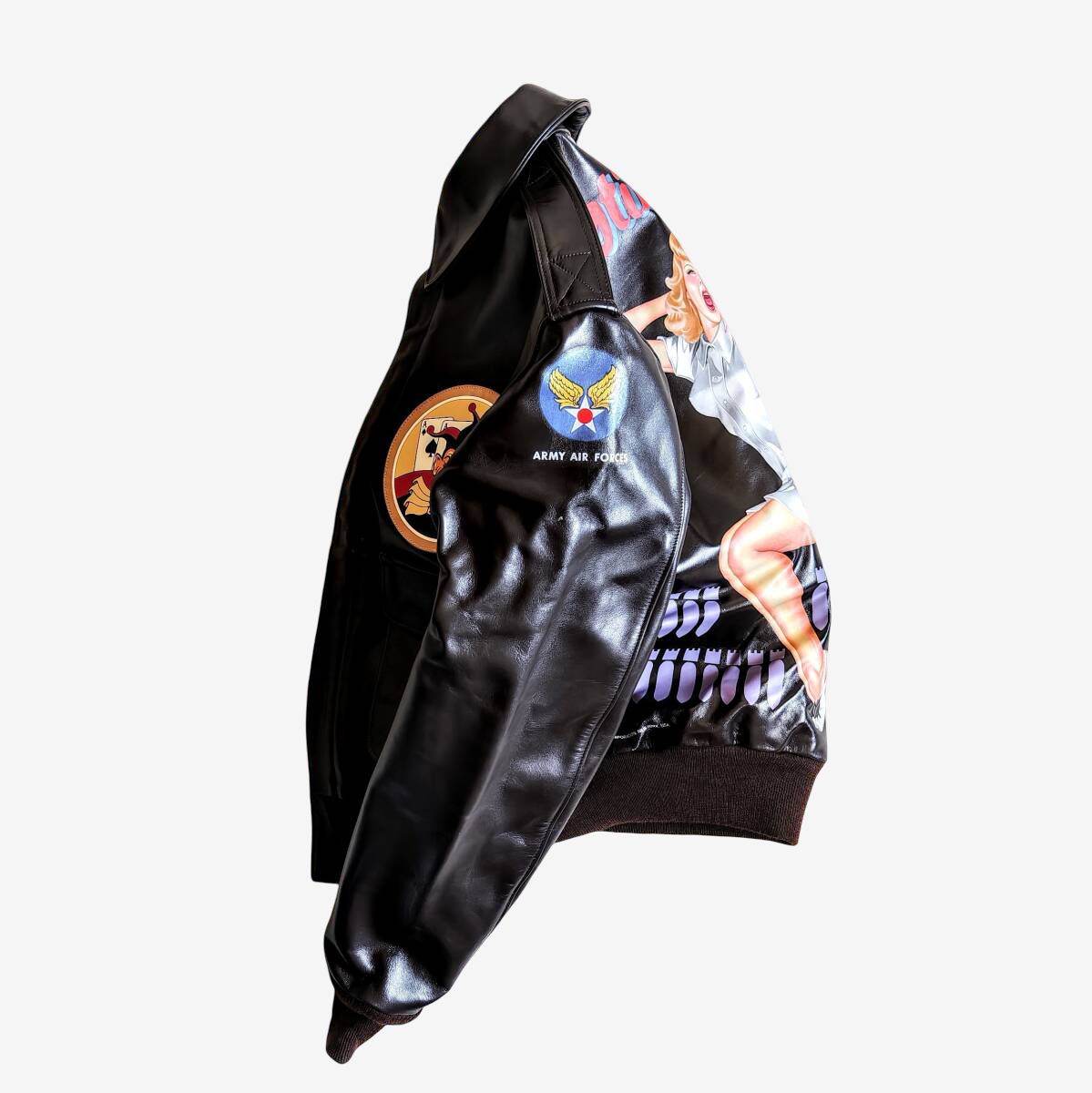 Old Real McCoy’s Type A-2 Sleepytime Suzie Hand-Painted Horsehide Flight Jacket, 1993, No. 33 of 60, Size 36