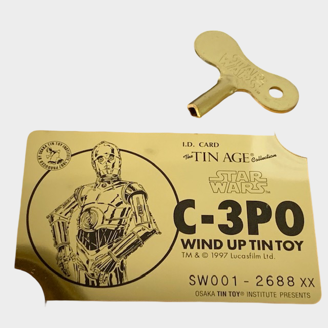 Osaka Tin C-3PO Tin Wind-Up Figure — Japanese Buriki Star Wars Collectible
