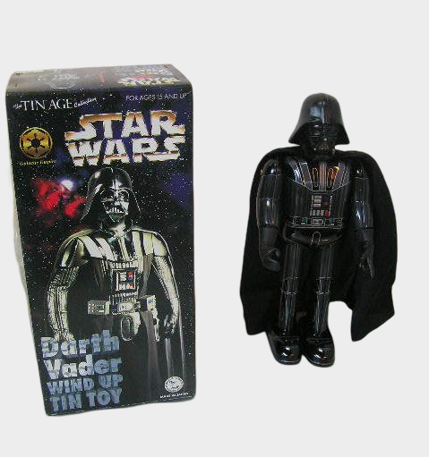 Osaka Tin Darth Vader Tin Wind-Up Figure — Japanese Buriki Star Wars Collectible