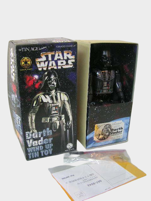 Osaka Tin Darth Vader Tin Wind-Up Figure — Japanese Buriki Star Wars Collectible