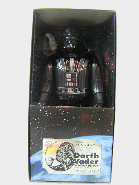 Osaka Tin Darth Vader Tin Wind-Up Figure — Japanese Buriki Star Wars Collectible