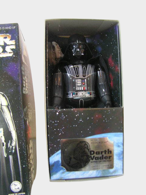 Osaka Tin Darth Vader Tin Wind-Up Figure — Japanese Buriki Star Wars Collectible