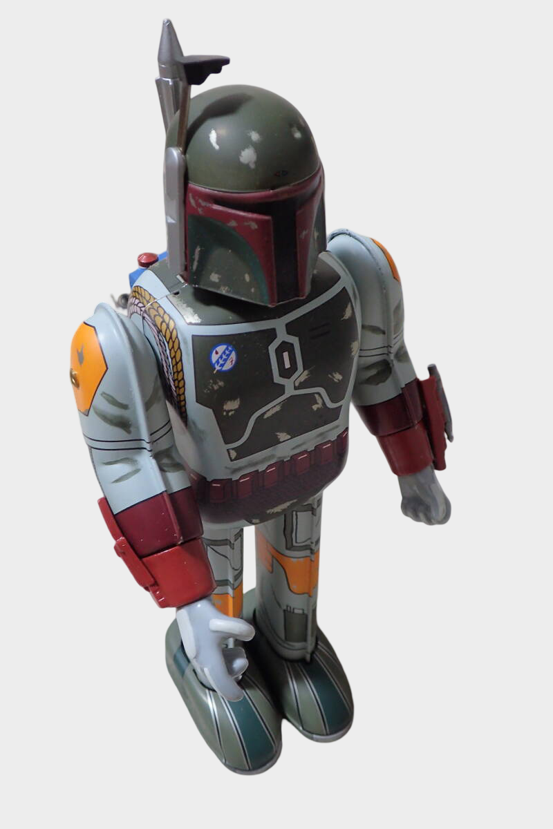 Osaka Tin Toy Museum Boba Fett Tin Wind-Up Figure — Star Wars TIN AGE Japan