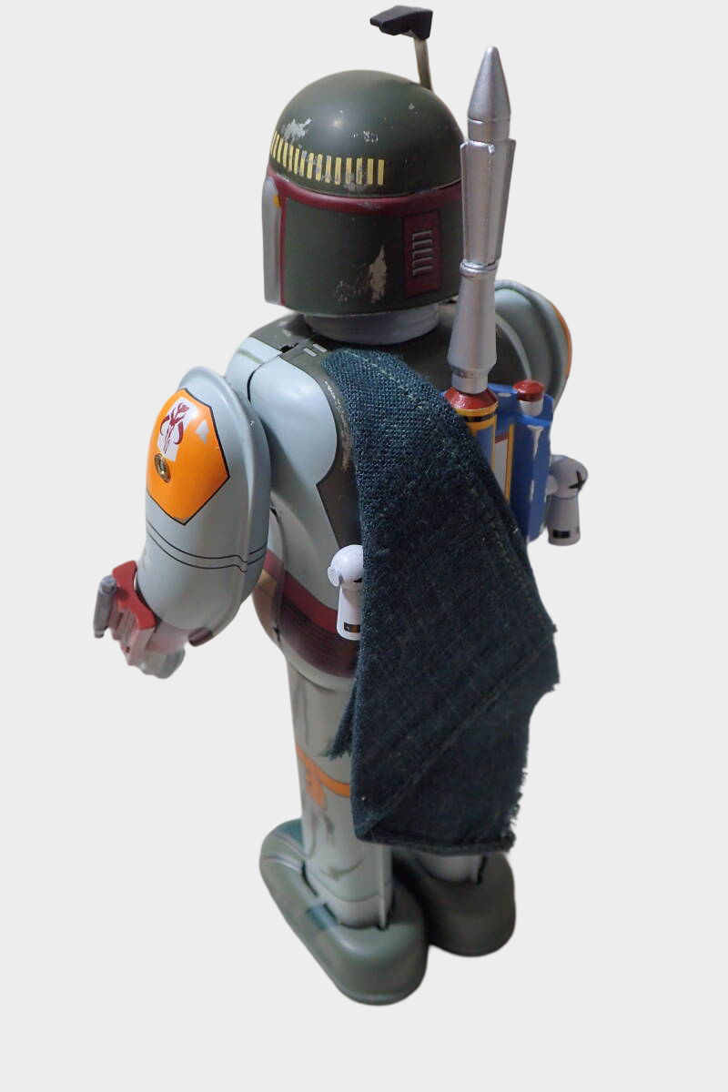 Osaka Tin Toy Museum Boba Fett Tin Wind-Up Figure — Star Wars TIN AGE Japan