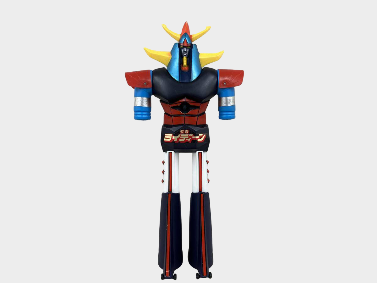 Popy Jumbo Machinder Brave Raideen Vintage Japanese Robot Figure w/ Box — Oversized 1970s Show-Era Icon, Display Class