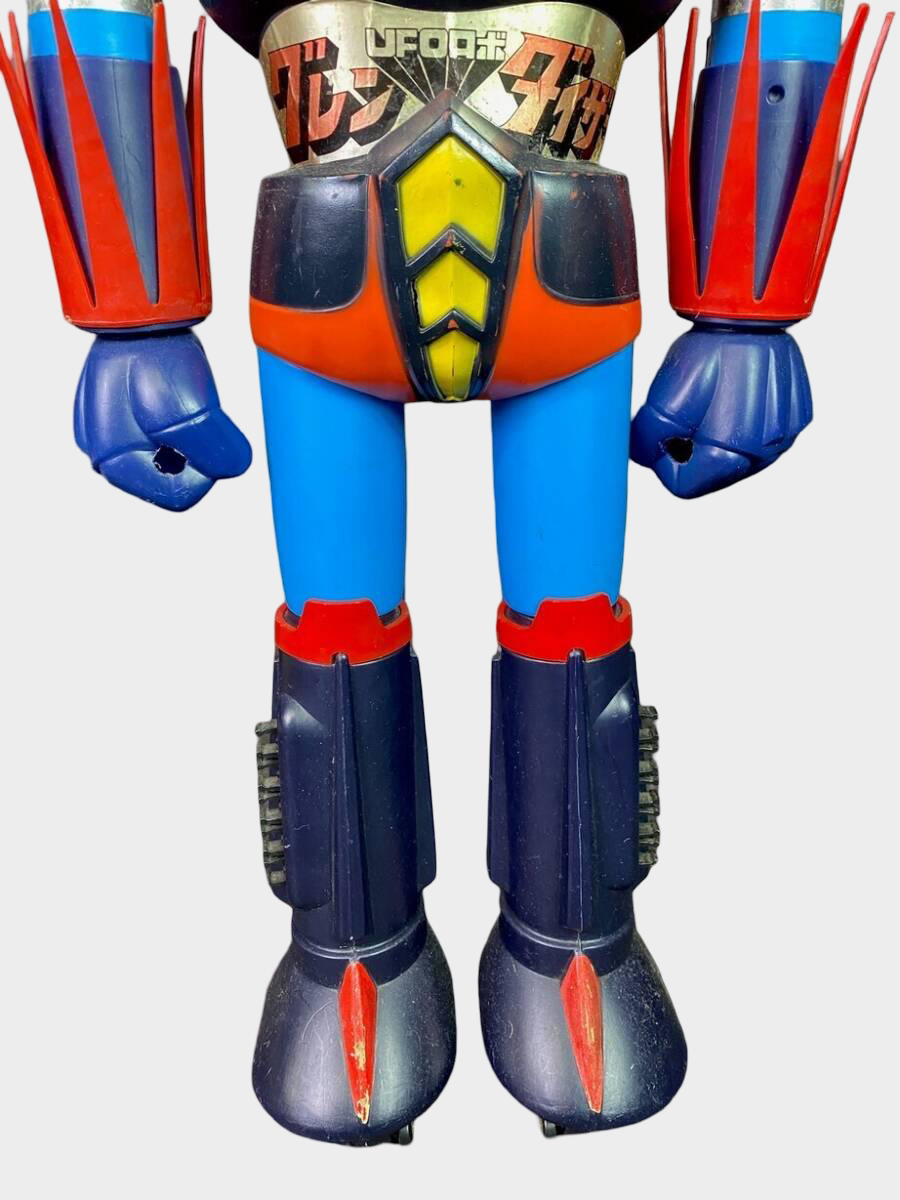 Popy Jumbo Machinder UFO Robot Grendizer 60.5cm Soft Vinyl Figure w/ Box — Vintage Japanese Giant Robot Display Piece