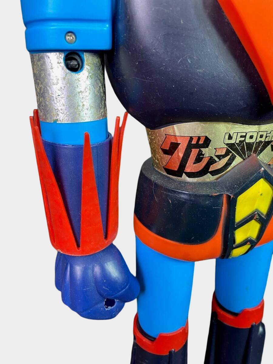 Popy Jumbo Machinder UFO Robot Grendizer 60.5cm Soft Vinyl Figure w/ Box — Vintage Japanese Giant Robot Display Piece