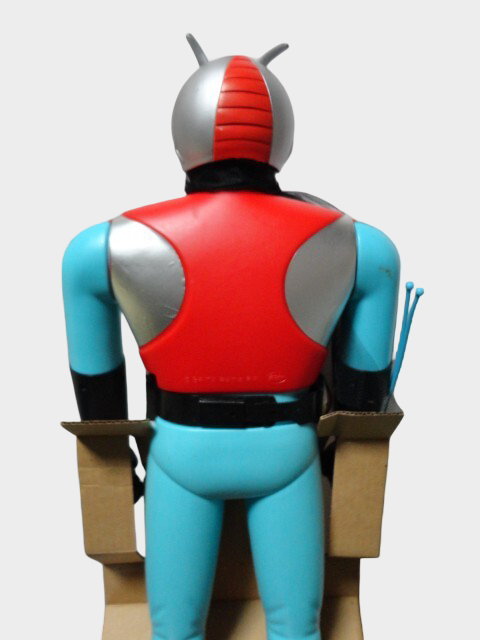 Popy Kamen Rider X Jumbo Machinder Figure, Vintage Showa-Era 60cm Hero Display Piece, Deadstock Condition