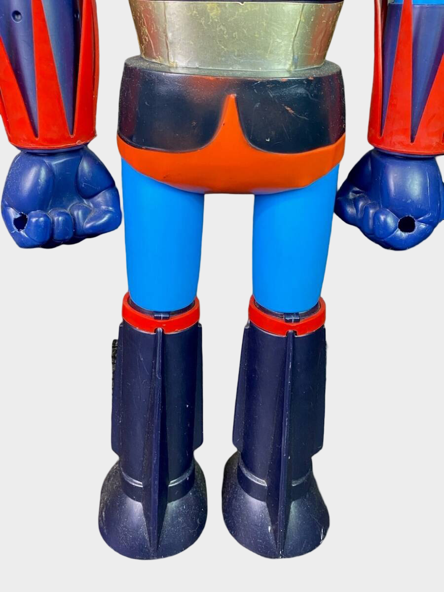 Popy Jumbo Machinder UFO Robot Grendizer 60.5cm Soft Vinyl Figure w/ Box — Vintage Japanese Giant Robot Display Piece