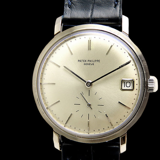 Patek Philippe Calatrava 3445G · 18K White Gold 35mm · Automatic · Archive Extract · Patek Overhauled