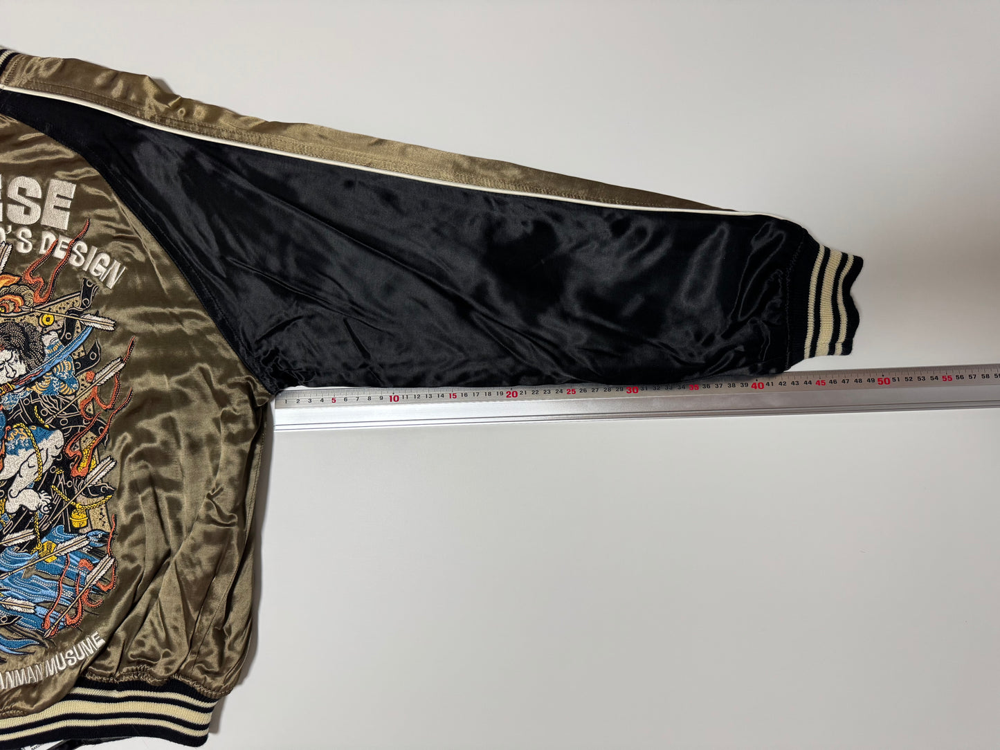 BRM Bakuretsu Ranman Musume Suikoden Wu Song Reversible Sukajan Jacket Size 38 Japanese Tattoo Bomber