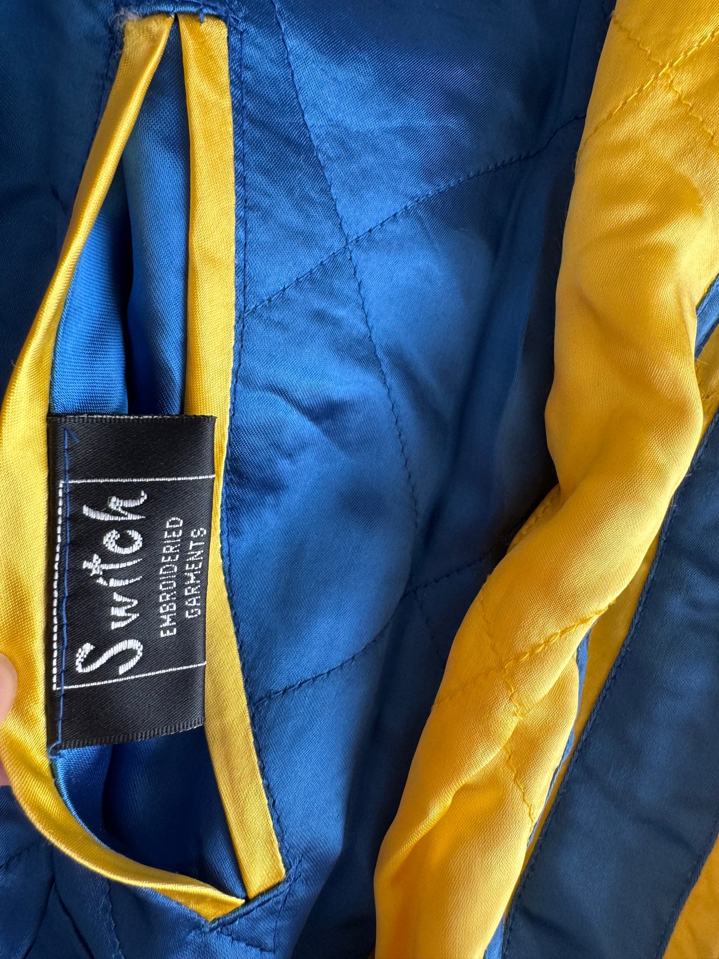 Vintage Switch Yokozuna Sumo Sukajan Jacket Reversible Tiger Eagle Dragon Japan Bomber Free Size S M