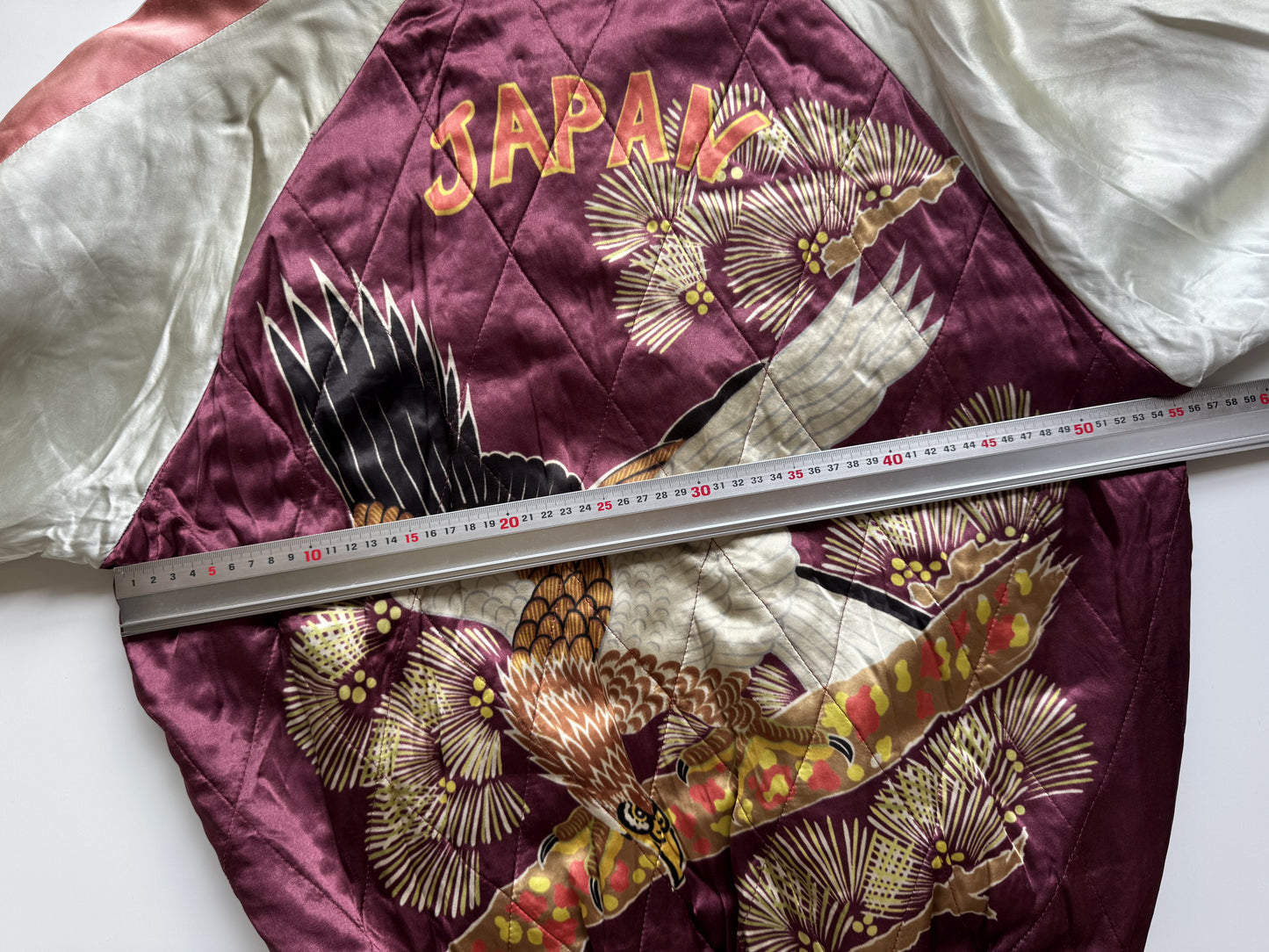 Vintage WAREHOUSE Reversible Sukajan Jacket Size 38 Eagle Dragon Mount Fuji Japanese Souvenir Bomber S M