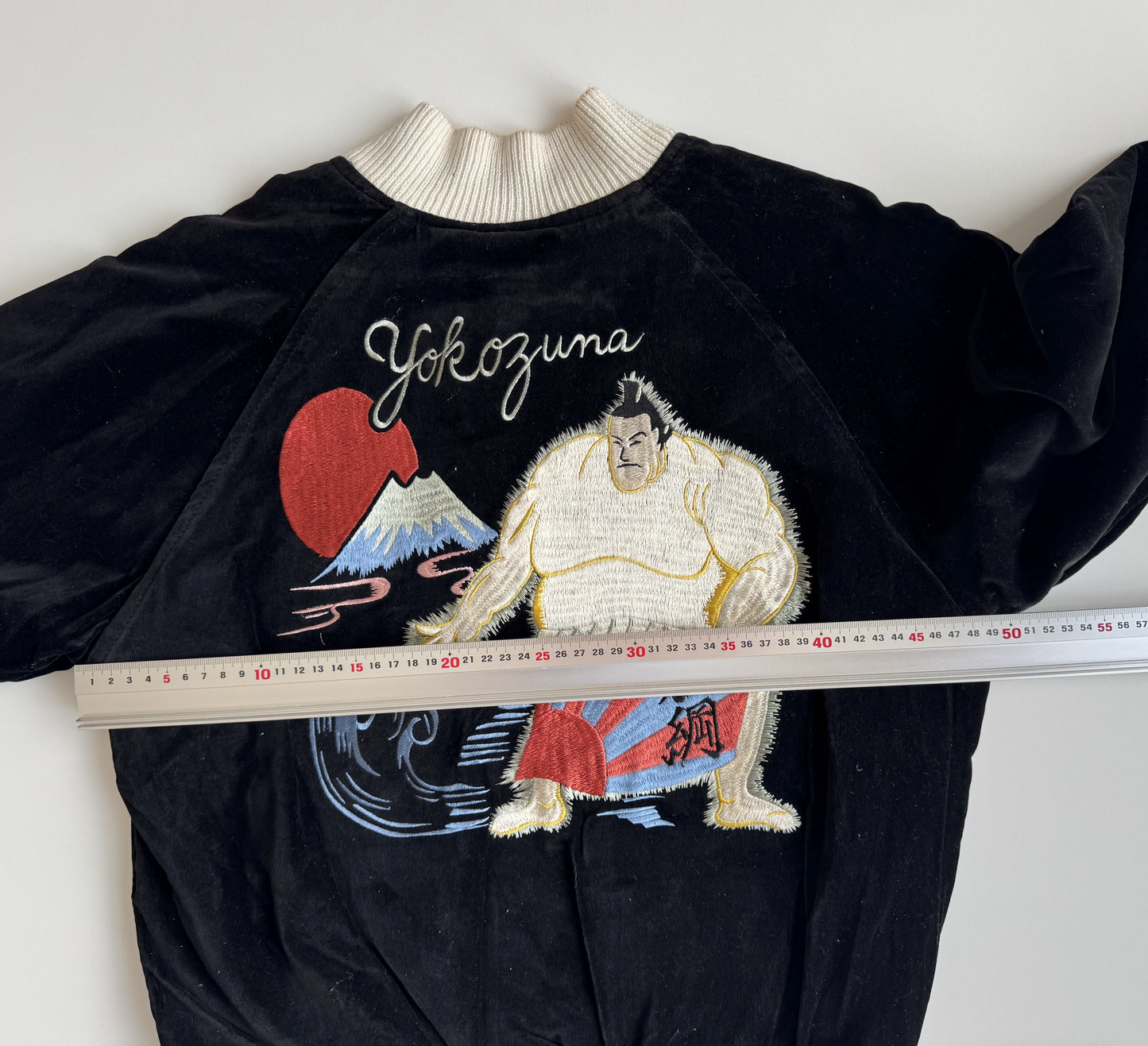 Vintage Switch Yokozuna Sumo Sukajan Jacket Reversible Tiger Eagle Dragon Japan Bomber Free Size S M
