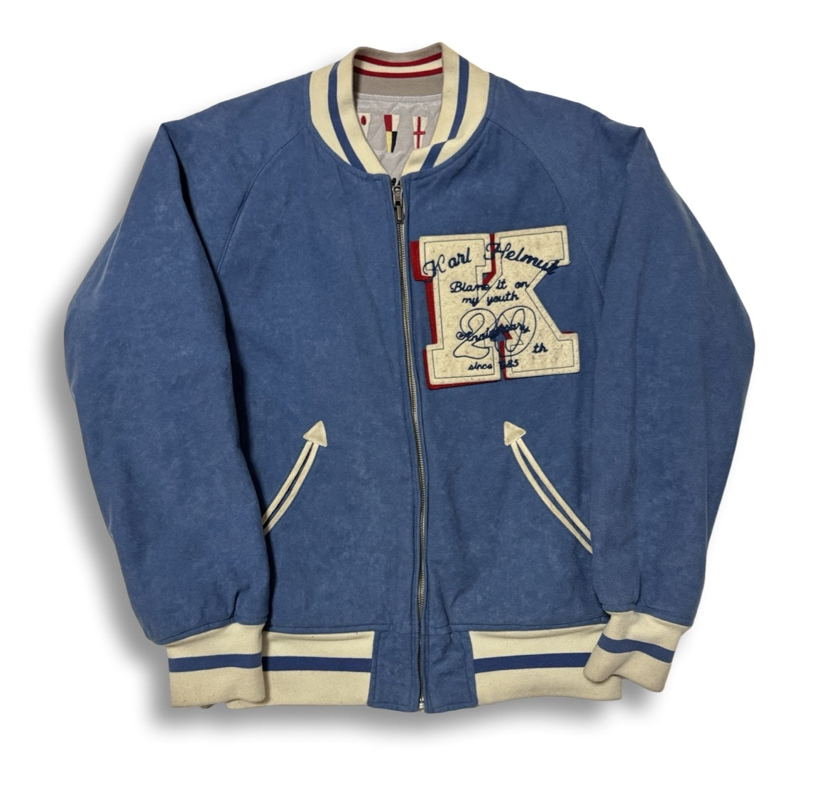 Rare Karl Helmut x Disney Mickey Mouse Reversible Jacket S, Hokusai Wave 20th Anniversary Japanese Disneyana