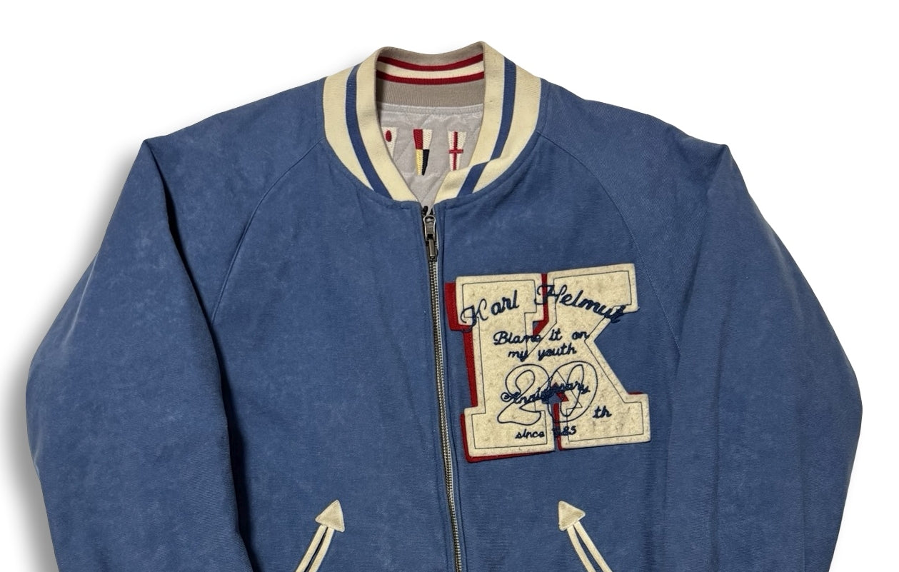 Rare Karl Helmut x Disney Mickey Mouse Reversible Jacket S, Hokusai Wave 20th Anniversary Japanese Disneyana