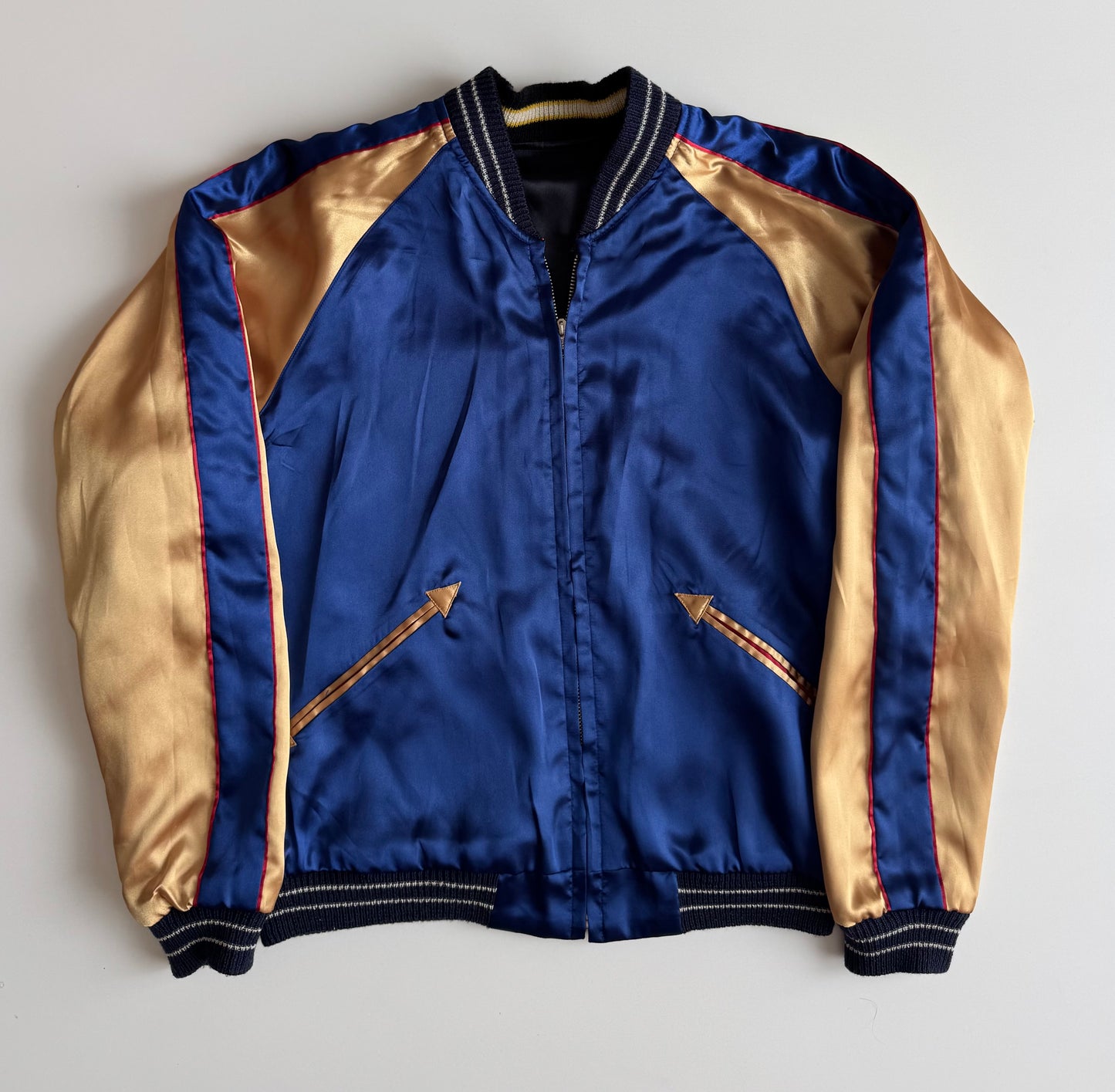 Vintage Chevy Lover Sukajan Jacket Reversible Hot Rod Monster Kustom Kulture Embroidered Japanese Souvenir Bomber Size M