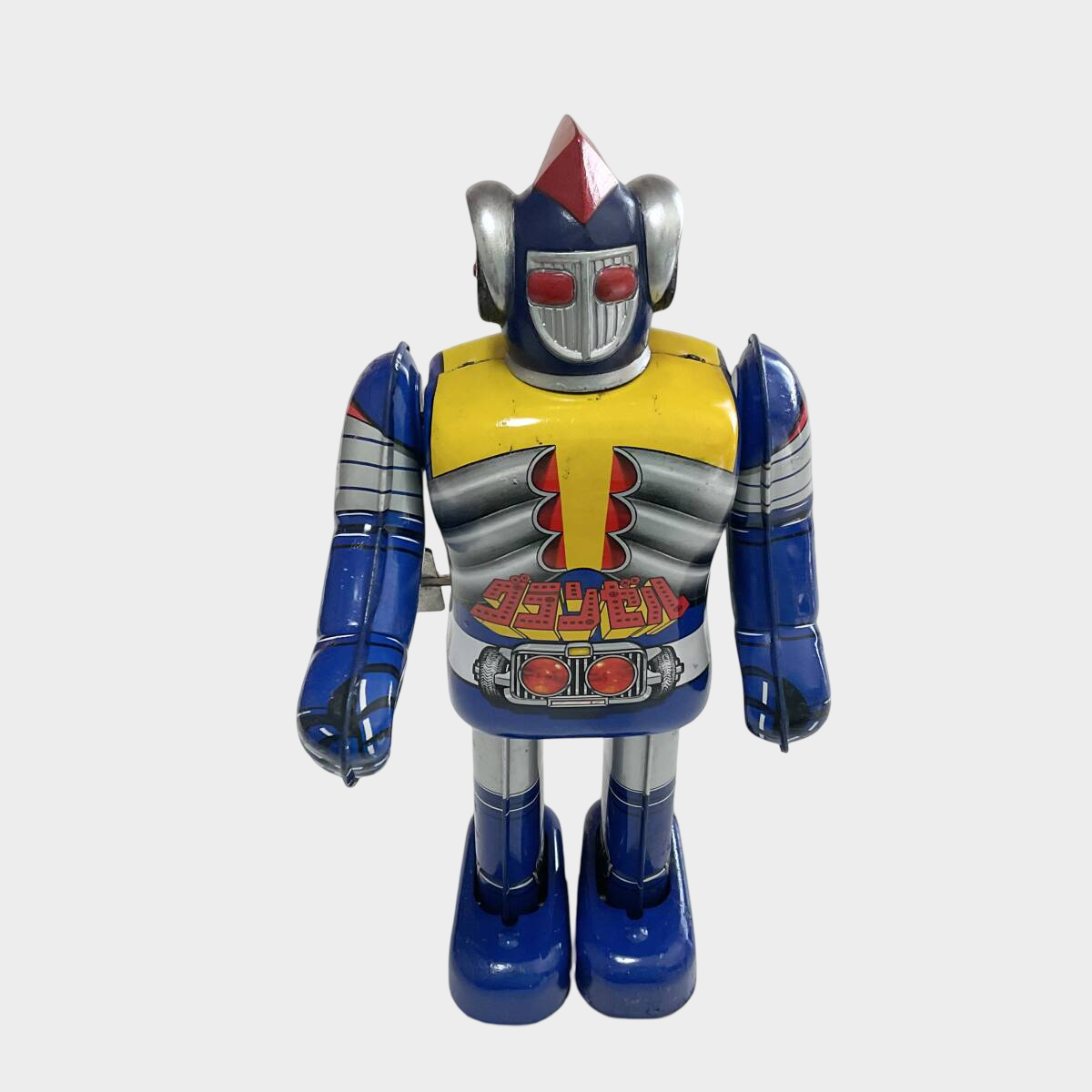 Popy Godain Kyodain Wind-Up Walking Tin Robot Showa Era Vintage Japanese Character Figure