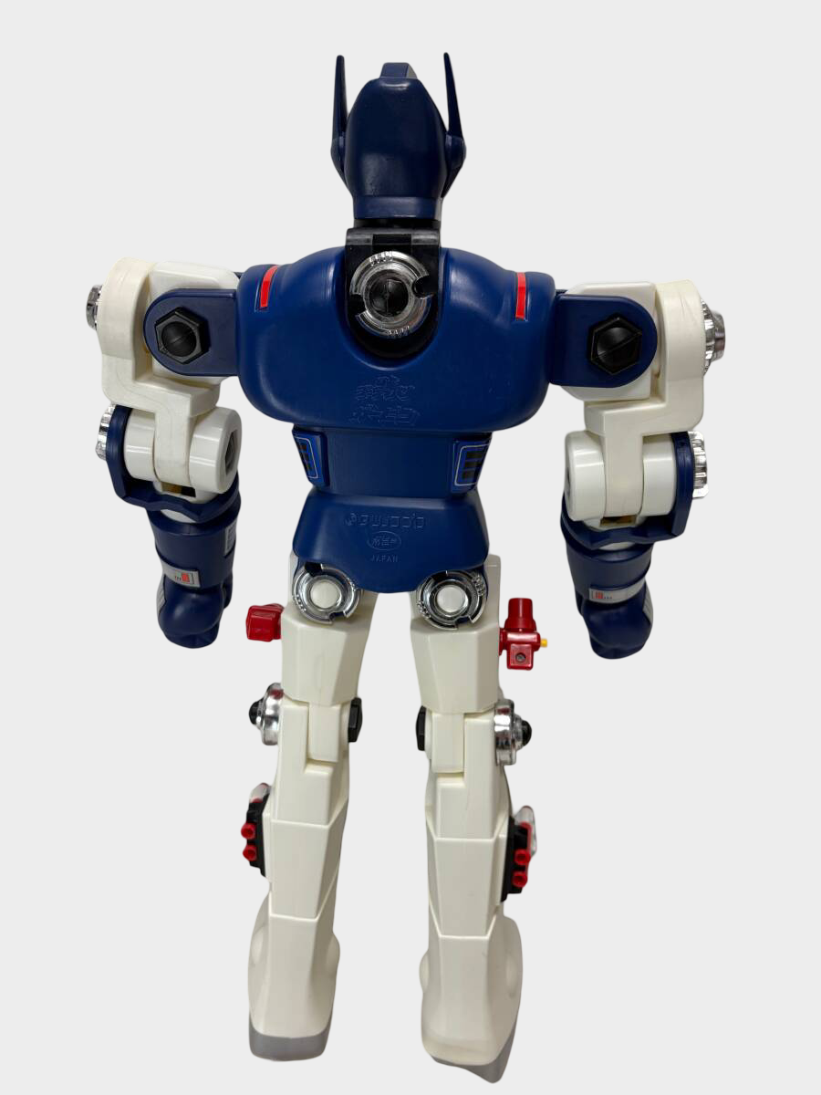 Popy Jumbo Machinder Gordian Giant Robot Figure, Boxed 1970s, Vintage Japanese Mecha Display Piece