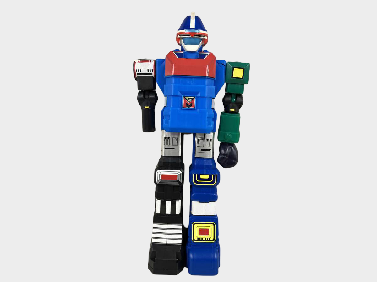 Popy Super Jumbo Machinder Godmars Vintage Showa Giant Robot Figure with Box and Accessories