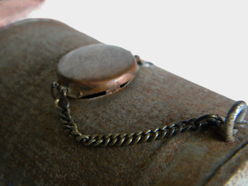 Pre-War Japanese DATSUN Wooden Water Tank Truck Toy Hand-Push Early Showa Fire Service