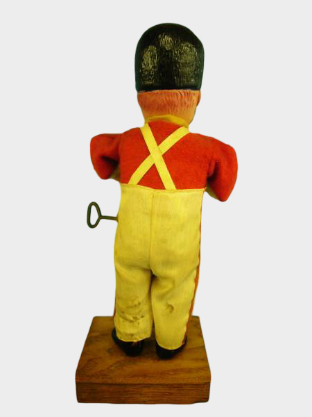 Prewar Japanese Celluloid Drummer Boy Wind-Up Toy